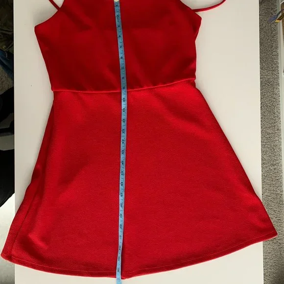 Wild Fable Red Spagetti Dress - Sz M - Picture 11 of 11